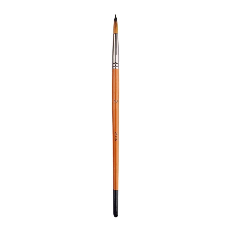 Fine Detail Paint Brush Set for Fine Detailing Acrylic Watercolor Oil Painting Wood Handle Nylon Bristles Paint Brush