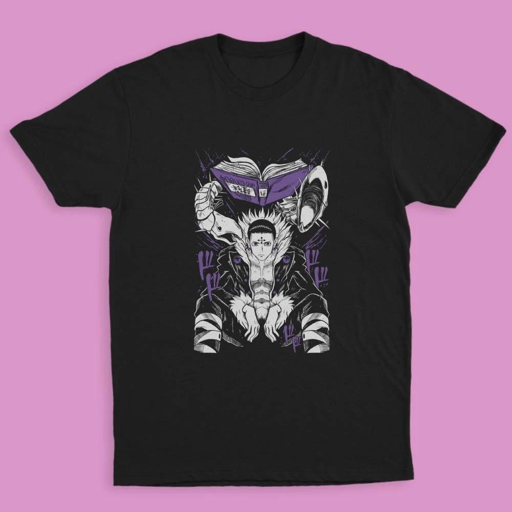 Hunter X Hunter Chrollo HxH TShirt Anime Graphic Tee Unisex Black Cotton S5XL