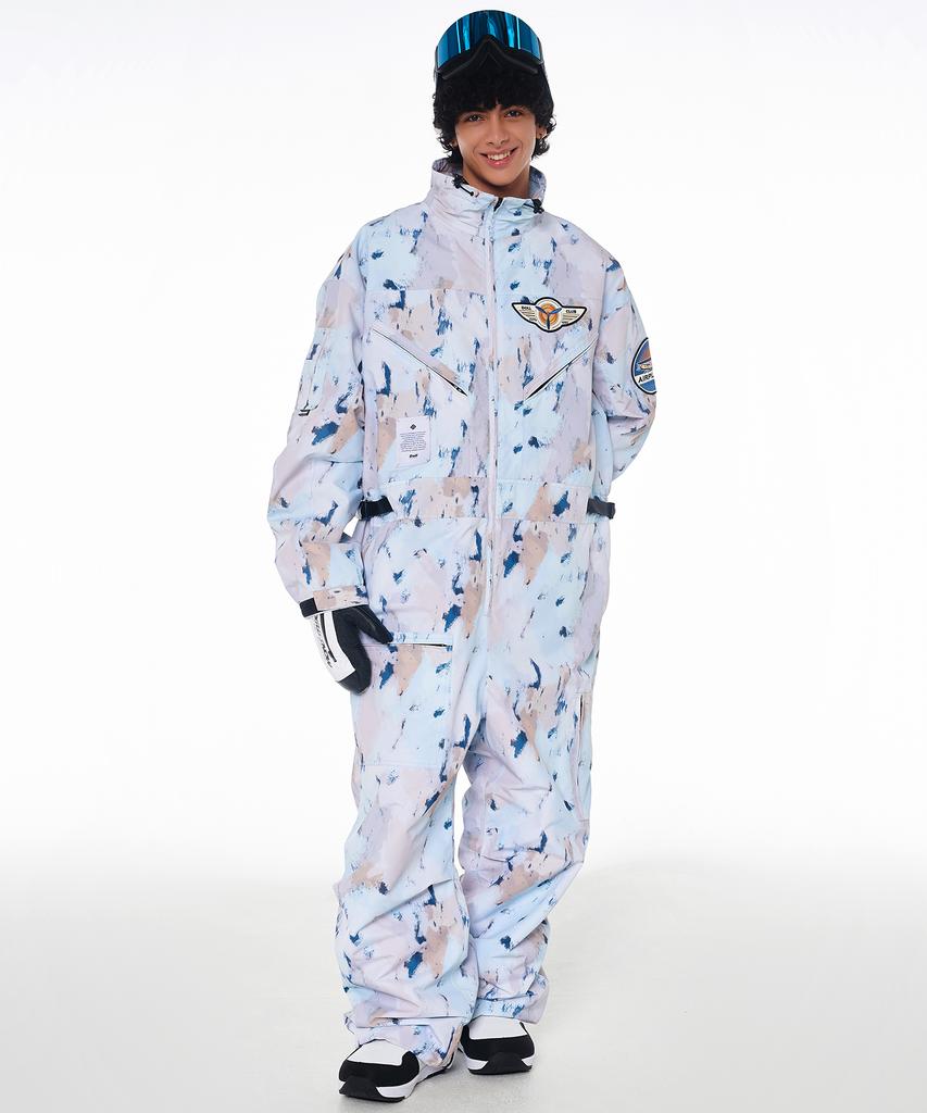 Dolauteoweeo 2425 Volkan Boardwear Work Jumpsuit Camo Print Unisex