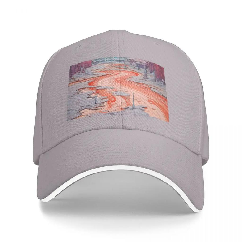 Hadrio Pale Red Dot Baseball Cap Hat Man For The Sun Sunscreen Beach Mountaineering Mens Caps Womens