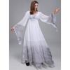 Halloween, Horror Zombie Costume Ghost Zombie Woman Ghost Costume Vampire Bride Playing Ghost Festival Dress Gray