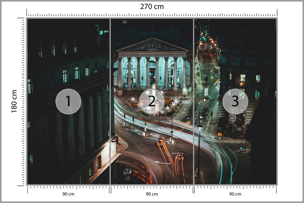 Photomural London At Night Non-Woven 270x180