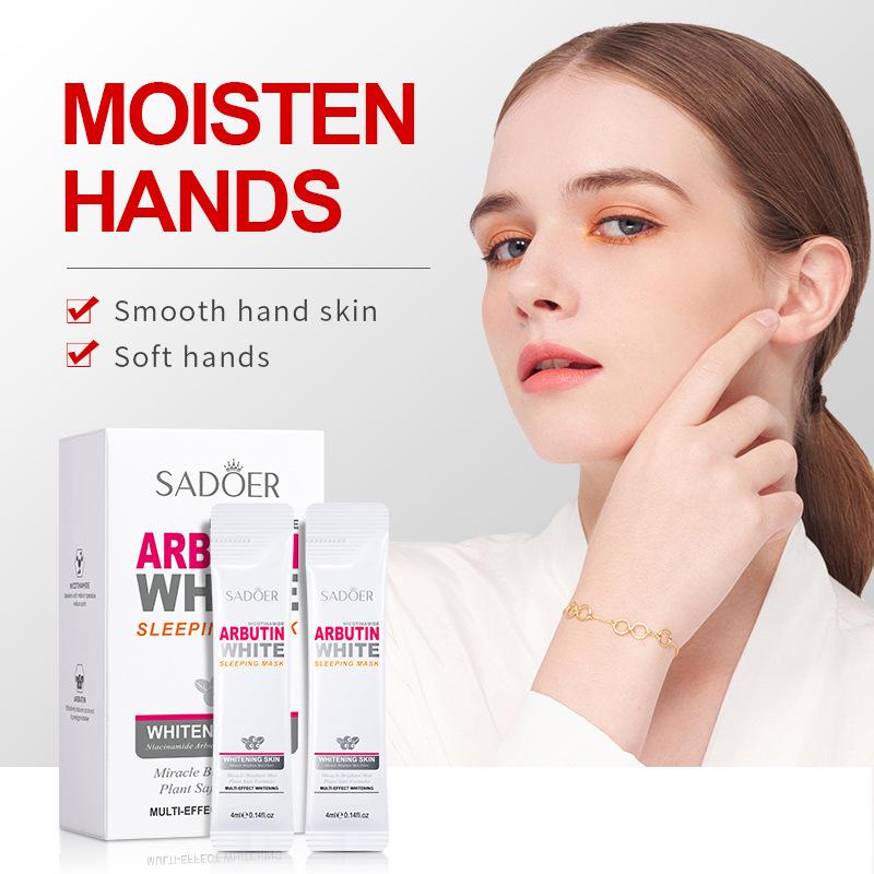 SADOER Niacinamide Arbutin Good Night Jelly Mask: Brightening Skin Overnight Treatment