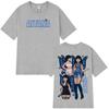 Aitana Curto Azul 2025 Tour Print TShirt Unisex Aesthetic Trendy Harajuku High Quality Cotton Design Oversized Casual Tshirt