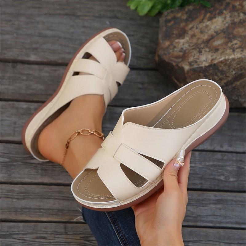 Sandals Shoes Women Summer Comfortable Sandals Woman Slides Sandals Ladies Wedge Women's Shoes Beach Footwear Slipper Female