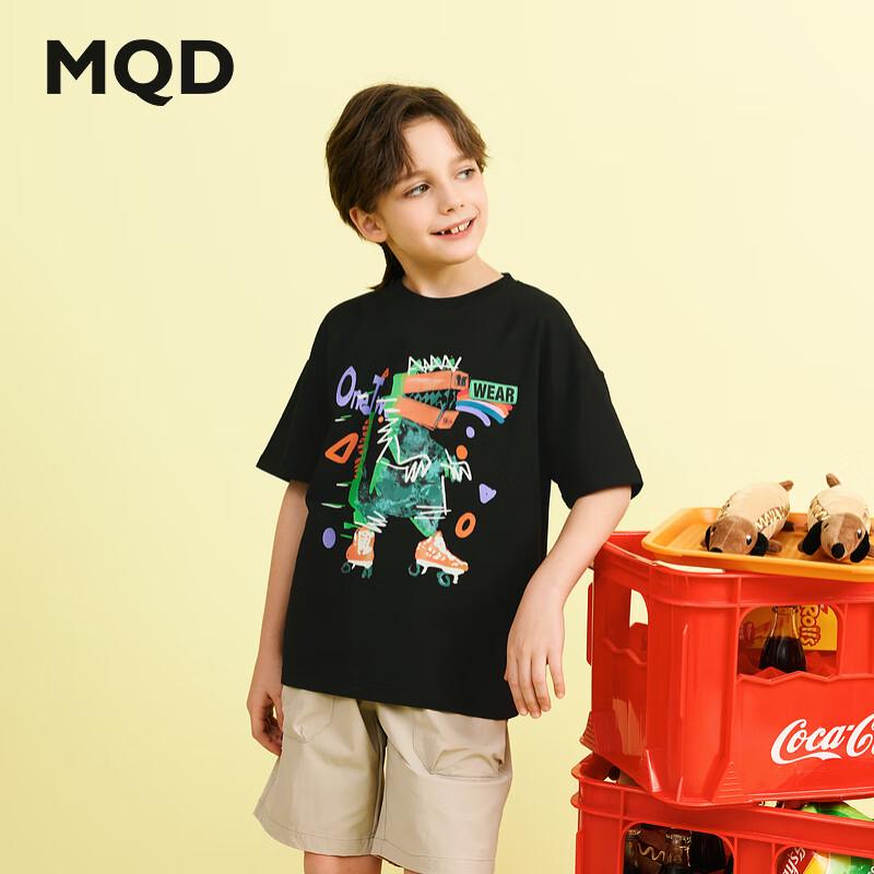 MQD Boys  Cartoon Graffiti Short Sleeve T-Shirt 110cm