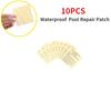 10-100pcs Self-Adhesive Pool Repair Patch Waterproof Pool Liner PVC Repairing Patches Stickers for Inflatable Products Boat Raft