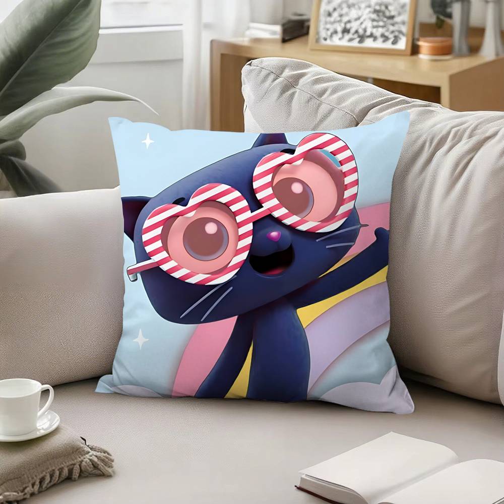 TTrue And The Rainbow KingdomS Pillow Case Sofa And Room Decorative Cushion Covers Dustproof And Miteproof Invisible Zipper