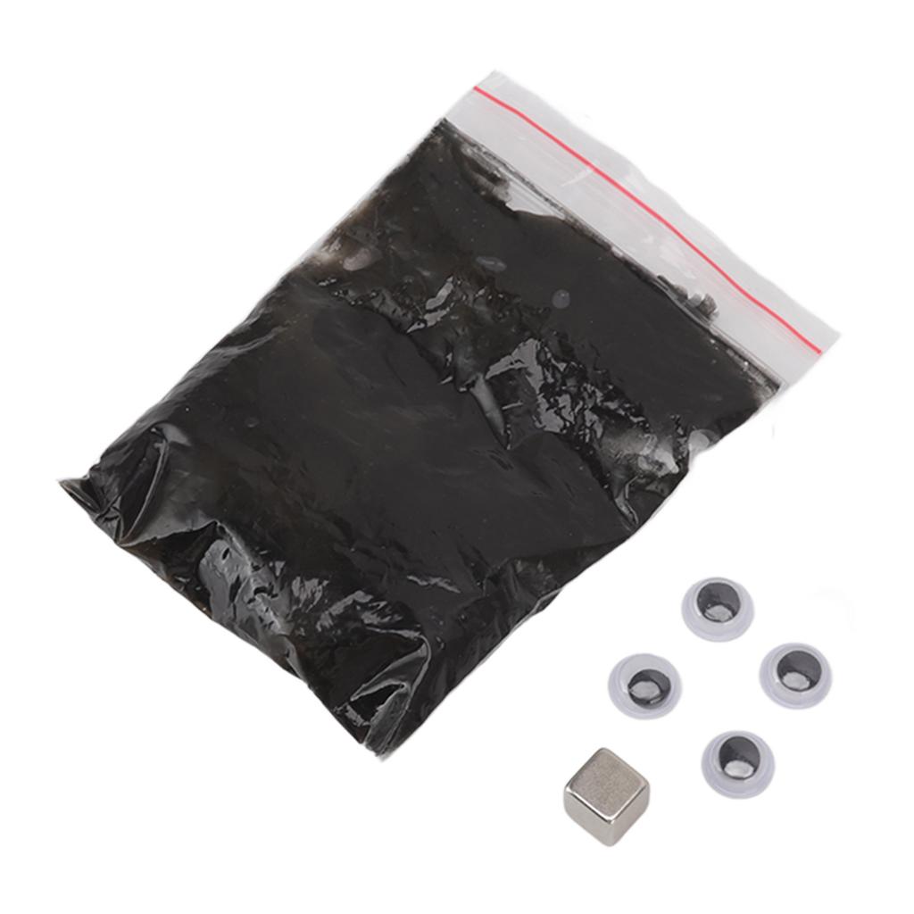 Magnetic Putty High Stretch Safe Resin Magnetic Bouncing Mud Stress Relief Toys with Magnet Black