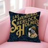 Tv Suspenseful SSherlock HHolmes Cushion Cover Pillow Case Soft Skin Friendly Fabric Comfort  Concealed Zipper