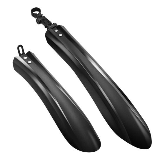 1 Pair Bicycle Fender Lightweight Universal MTB Mountain Road Bike Front Rear Mud Splash Guard Mudflap Bike Replacement Accessories