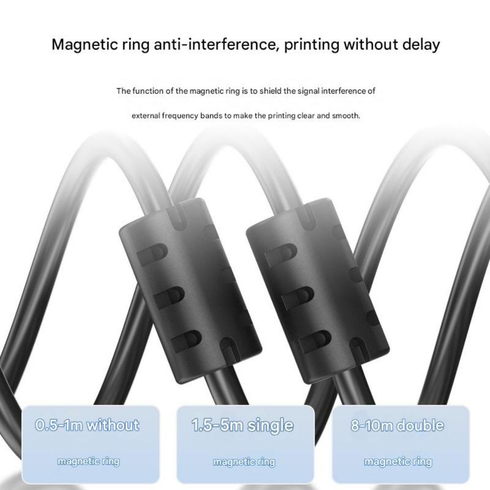 USB2.0 Printer Cable Full Copper Square Port Printer Data Cable Computer Connection Cable USB Printer Cable