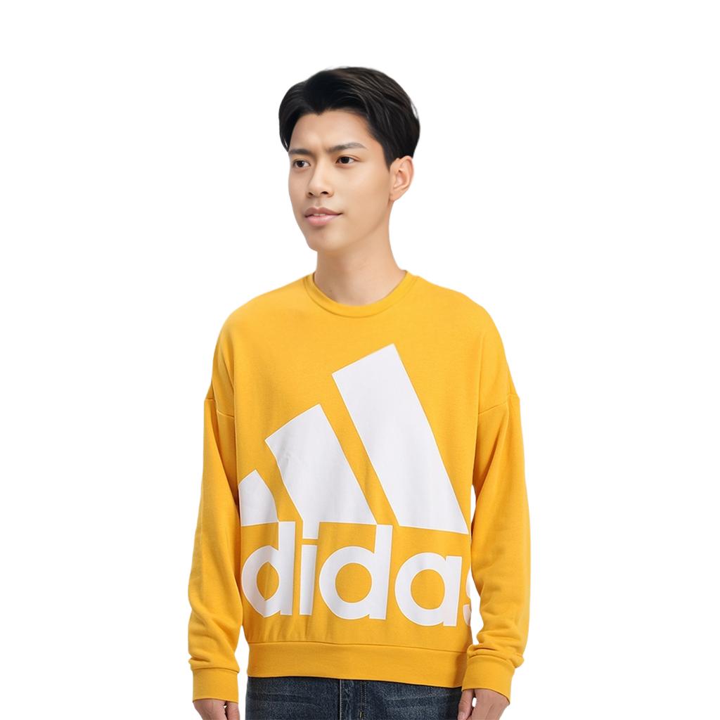 Adidas Sweatshirts Men's Gold Crew Neck Moderate Regular GK0619