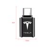 1Pcs Car Usb Type C Cable Converter Charging Adapter Car Accessories For Tesla Model S Model X Model Y Model 3 Roadster SpaceX Accessory