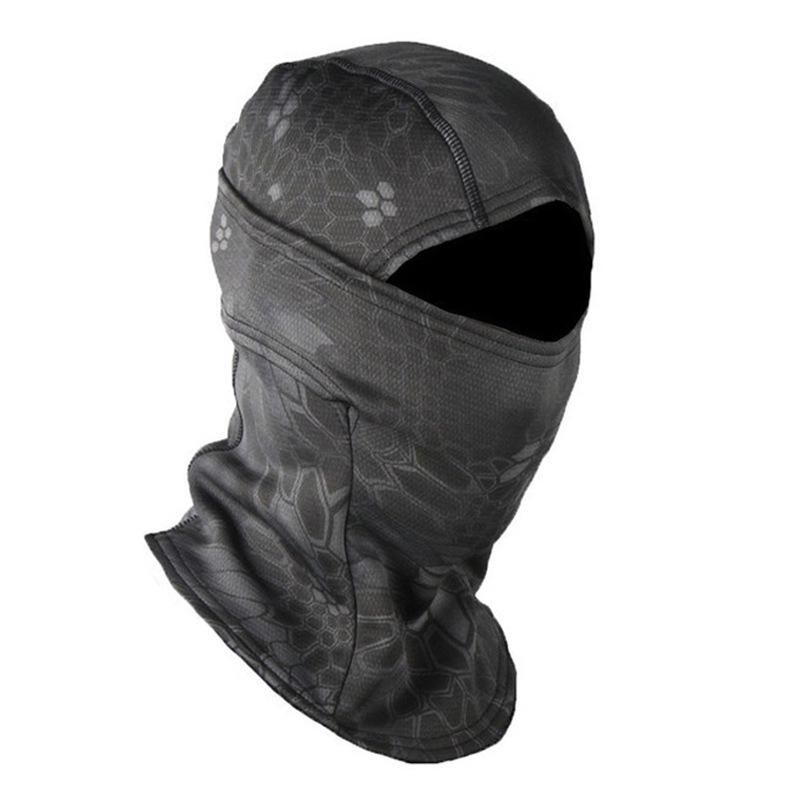 Camouflage Plus Velvet Warm Motorcycle Riding Balaclava