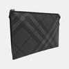 [Gebraucht] London Gray beschichtete Canvas Clutch - Sehr gut #1GHEZP9