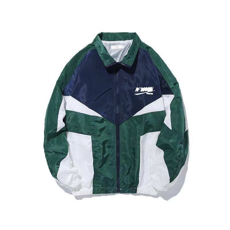 2025 Men's Pique Cool Jacket: Hong Kong, Harajuku & Korean Inspired Loose Fit for Spring & Autumn
