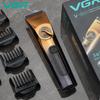 Original VGR 663 Professional Hair Trimmer Electric Hair Clipper IPX6 Waterproof Home Shaver Haircuts Machine with LED Display Barber Trimmer for Men