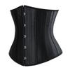 Steel Bones Faux Silk Strong Tummy Control Waist Cincher Corset Shapewear