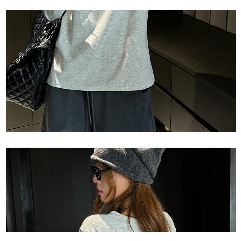 Women S Loose Fit V Neck Long Sleeve T Shirt Casual Lazy Style Top