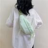Breast Bag Lightweight Girl Fashionable Fresh and Sweet Shoulder Bag Student Class Casual Messenger Bag Fanny Pack