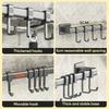 Adjustable Kitchen Hook Wall Mounted Hanging Rod New Storage Rack  Kitchen Utensils