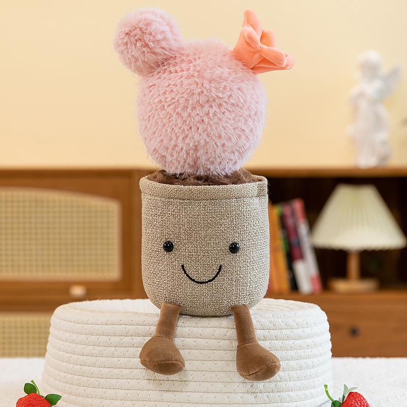 Tulip Plush Doll With Ultrasoft Short Plush For Gift Kids Dorm Room Decor
