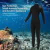 3MM Womens Wetsuit Full Body Surfing Swimwear Thickened Warmth Cold-proof Snorkeling Winter Swimming Wet Suit Black L
