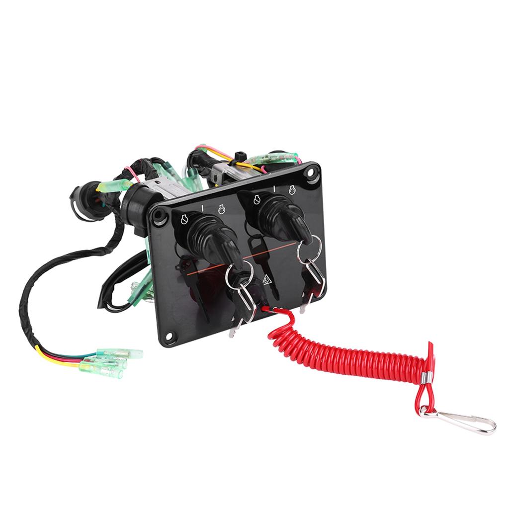 Dual Engine Key Switch Panel Switch Assembly for Yamaha Outboard Engines 6K1825700800