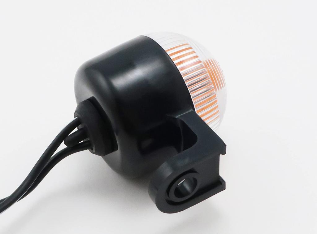 Kitaco 102-80-0500-20 Warren Mini Turn Signal Set, Clear Lens/Single Sphere