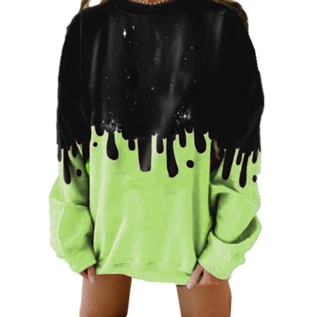 Sweatshirt Women Tops Plus Size Long Sleeve Tie-dye Casual Pullover Tops Autumn Winter Clothes Women