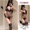 Erotic Underwear Sexy Lace Seducing Pure Desire One-piece suit Women bareback uniform Date Pajama Set 1121