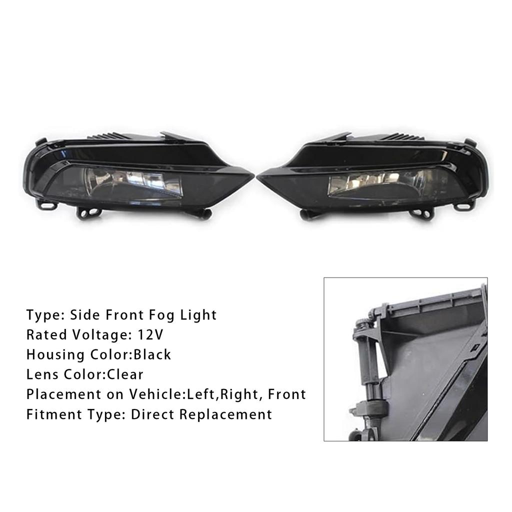 Front Fog Light Lamps With Bulbs For A3 Saloon 8V0941699B 2015-2016