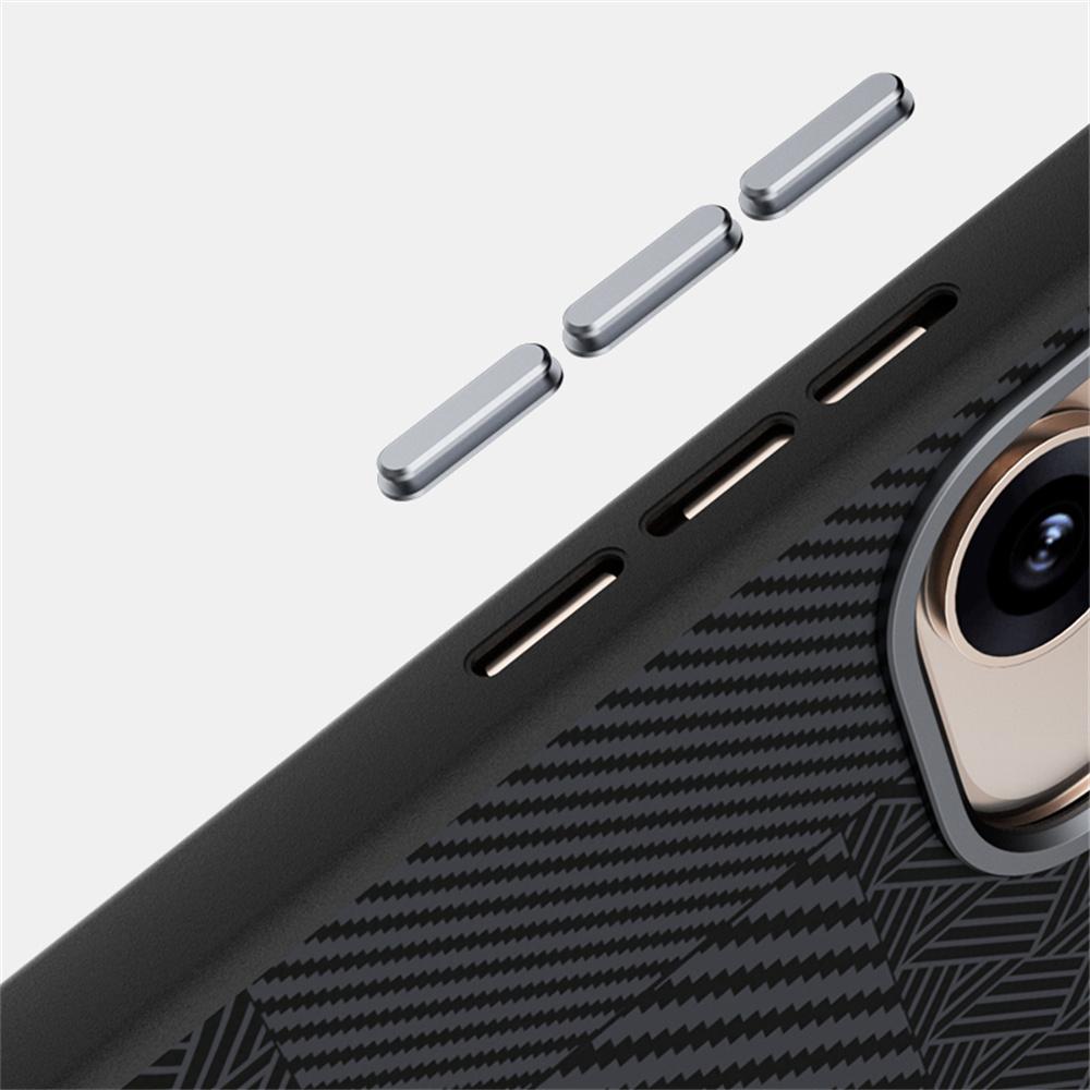 ABEEL Для Oppo Reno15 Pro Max 5G (Глобальний)/Reno15 Pro 5G (Китай) Магнітний Чохол ПК + ТПУ + Алюмінієвий Сплав + ПУ Шкіра Тонка Задня Кришка для Телефону