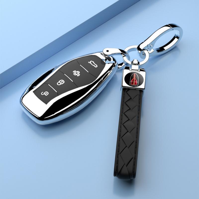 Premium HQ9 Men's Key Shell Cover for 2023 Hongqi H5 – Full Coverage with Stylish Buckle