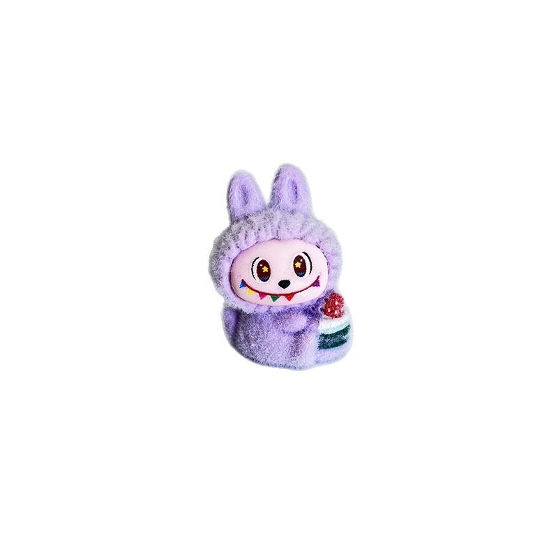 Plush Cake, Cute Bunny, DIY Jewelry, Resin, Canvas, Keychain Accessories, Car Ornaments