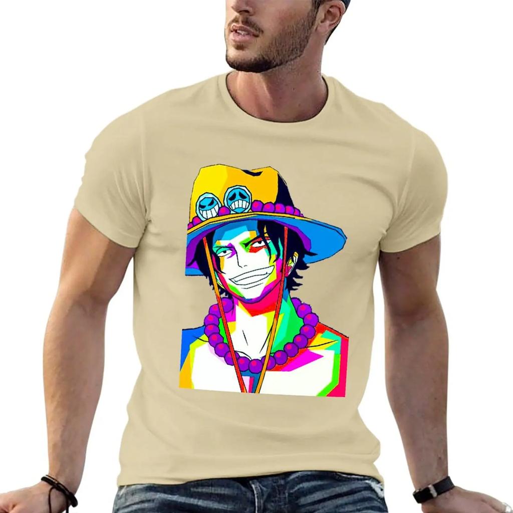 Portgas D. Ace T-Shirt plus size tops customs t shirts for cotton