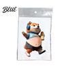 Dog Stress Reliever 1/4Pcs Anti-Collision Sticker Soft Elastic Belly Design Healing Toy Relief Kids Adults Portable Decompression Tool