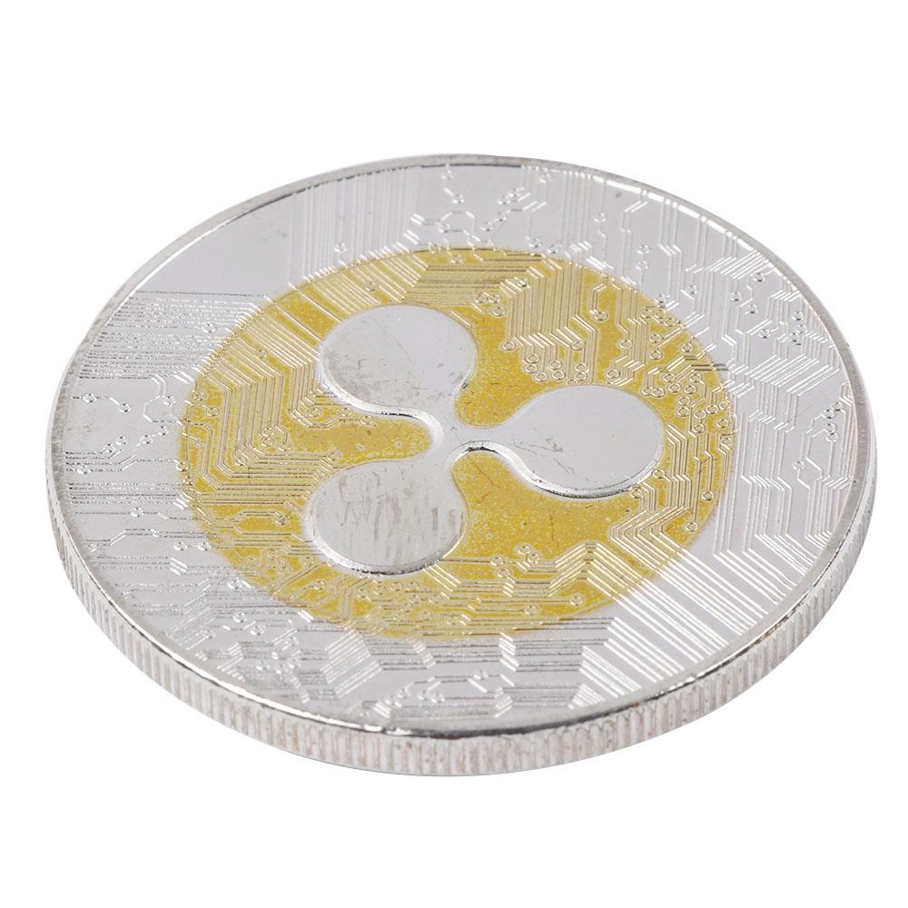 Moneda conmemorativa de Ripple, redonda, de metal, coleccionable, de  regalo, de criptomoneda XRP de dos colores. comprar a buen precio — entrega  gratuita, reseñas reales con fotos — Joom