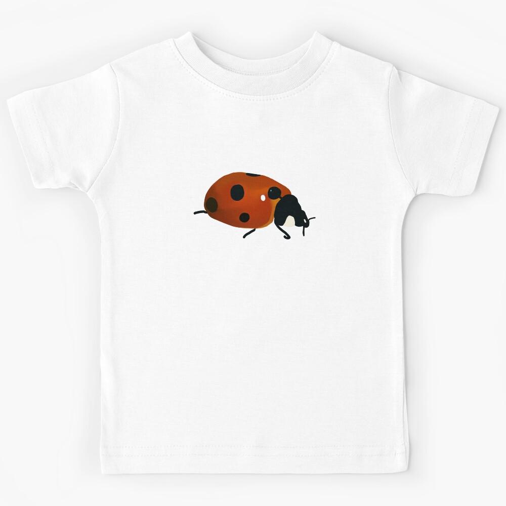 Ladybug Garden Friend Design Kids T-Shirt 130