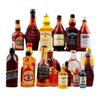 Mini Resin Wine Bottle Micro Landscape DIY Phone Case Decoration Cream Small Liquor Bottle Keychain Pendant Beer Bottle Craft Supplies 6Pcs