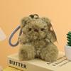 Cute Plush Bear Keychain With Scented Bean Bag Decor For Bags And Gifts