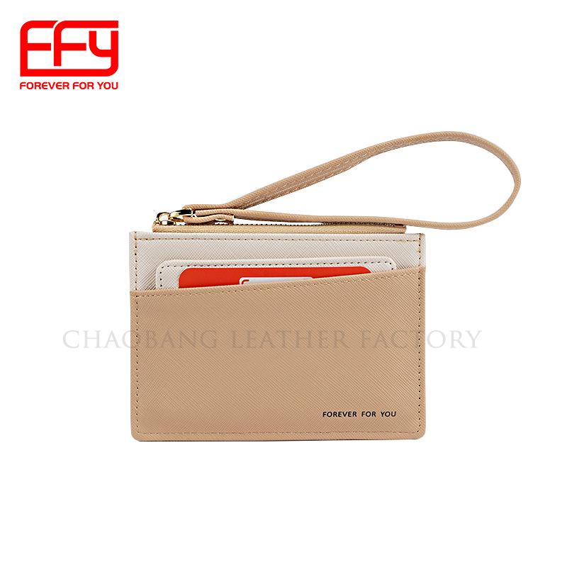 

Короткий кошелек из полиуретана в японском и корейском стиле: Однотонный, повседневный стиль, небольшой держатель для карт