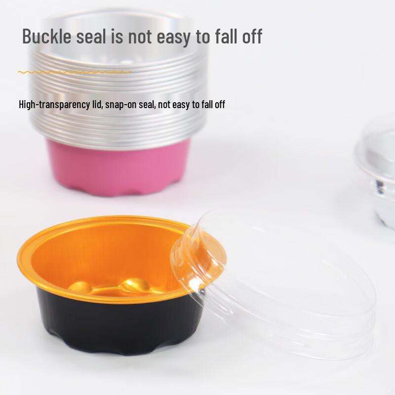 WS 50ml Aluminum Foil Baking Cups for Desserts (2000 Count)