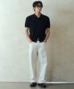 Nodu Collar Cable Viscose Short Sleeve Cardigan [Black]