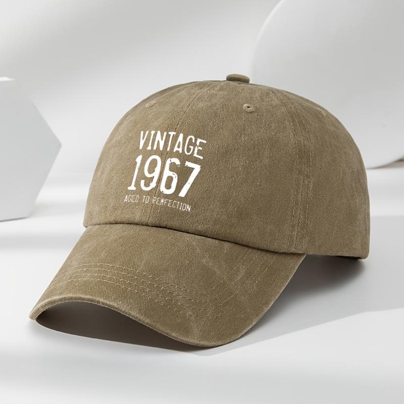 Washed Baseball Cap Men Women Vintage Cotton Curved Brim Sun Protection Hat