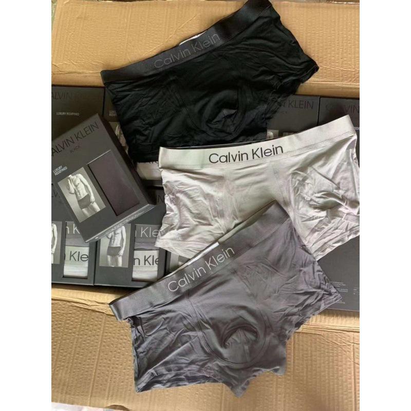 Męskie bawełniane bokserki z średnim stanem - Oddychające, jednokolorowe slipy