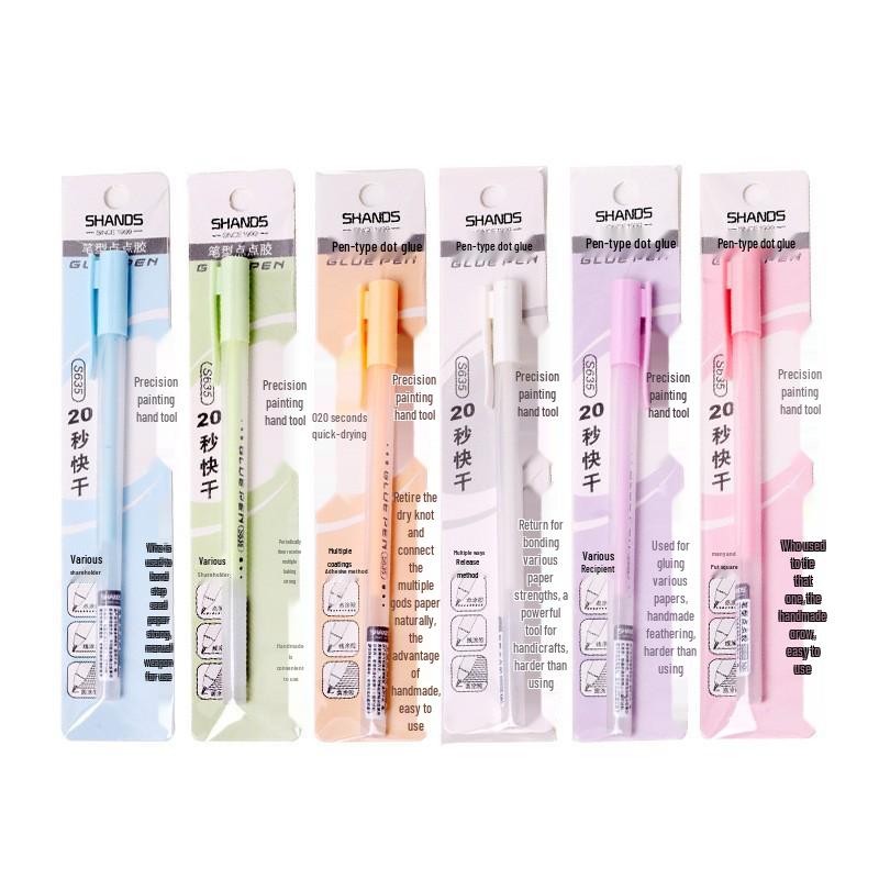 Macaron Tragbarer Schnelltrocknender Klebestift für DIY und Schülerbasteln