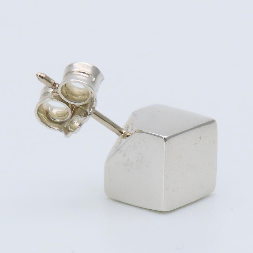 Used TIFFANY&Co. Pierce Cube Silver925 7.3g Silver Square