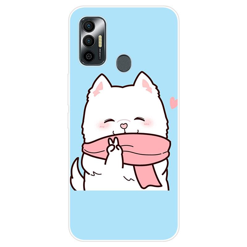 For Tecno Spark 7 Silicone TPU Back Cover Soft Phone Case For Tecno Spark 5 Case